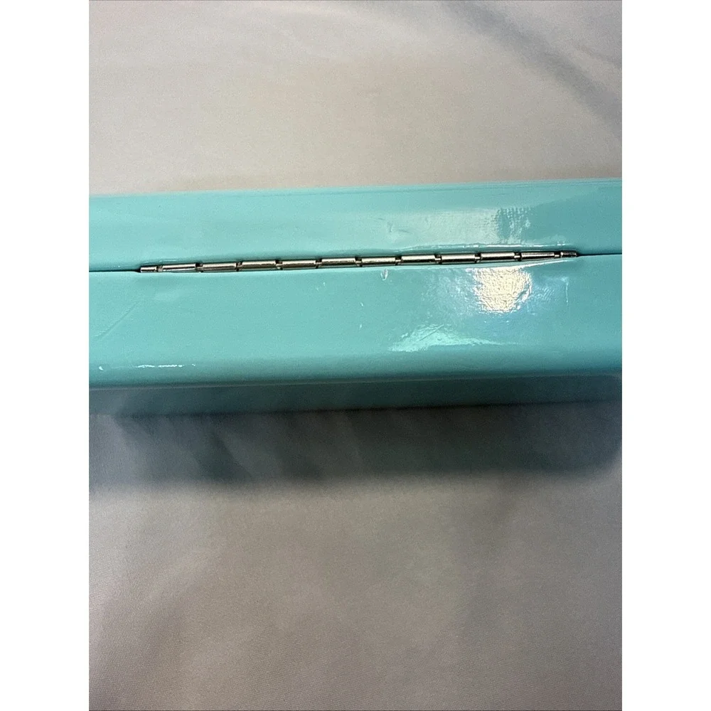 Authentic Tiffany & Co. Hard Clamshell Eyeglass Sunglasses Case Only Blue